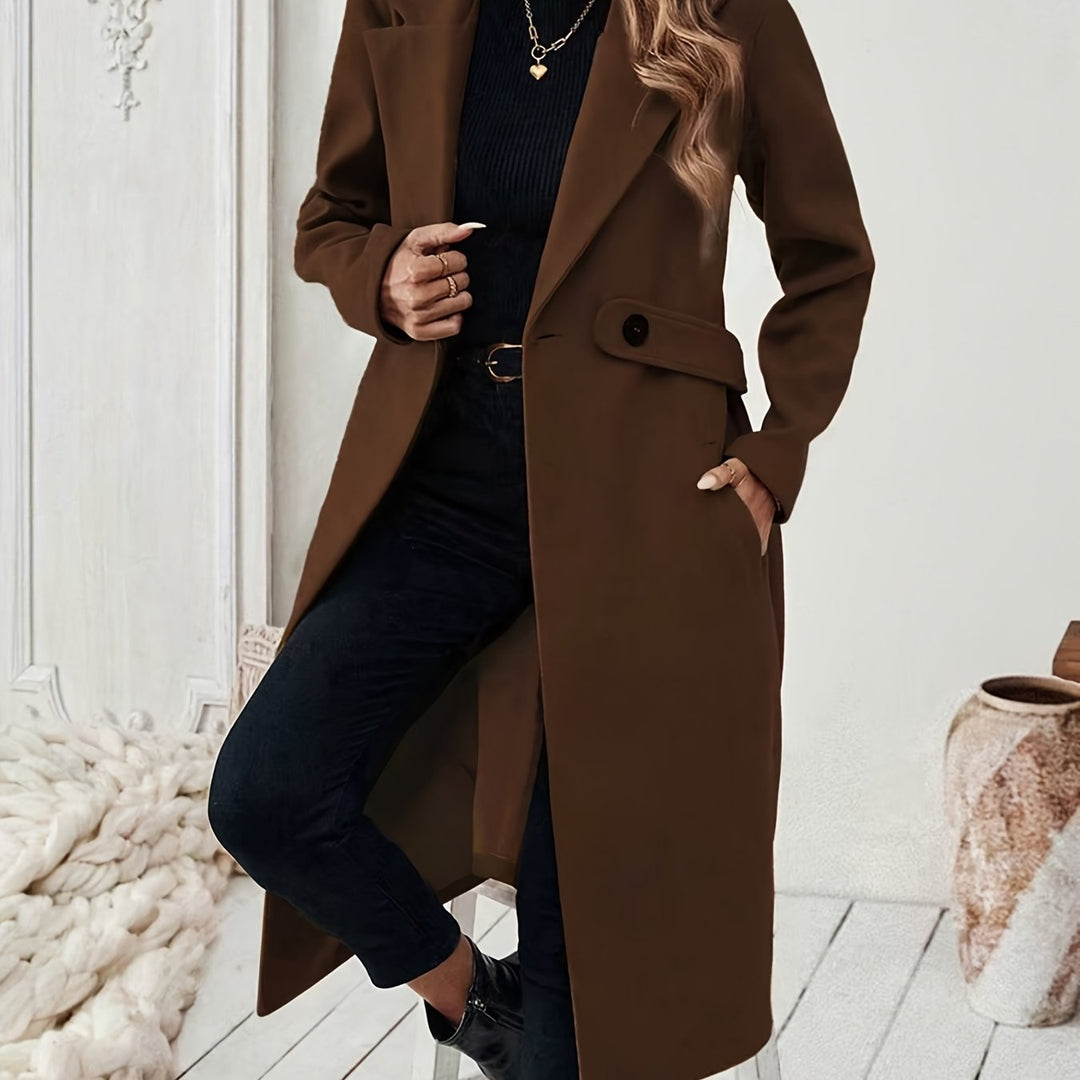 Jamila | Timeless Tailored Long Coat