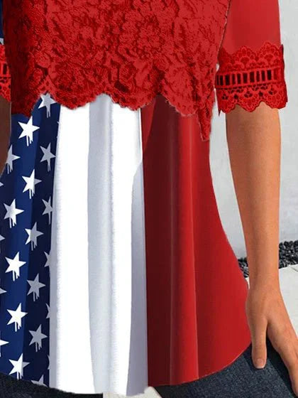 Anie | Lace Graphic Tee