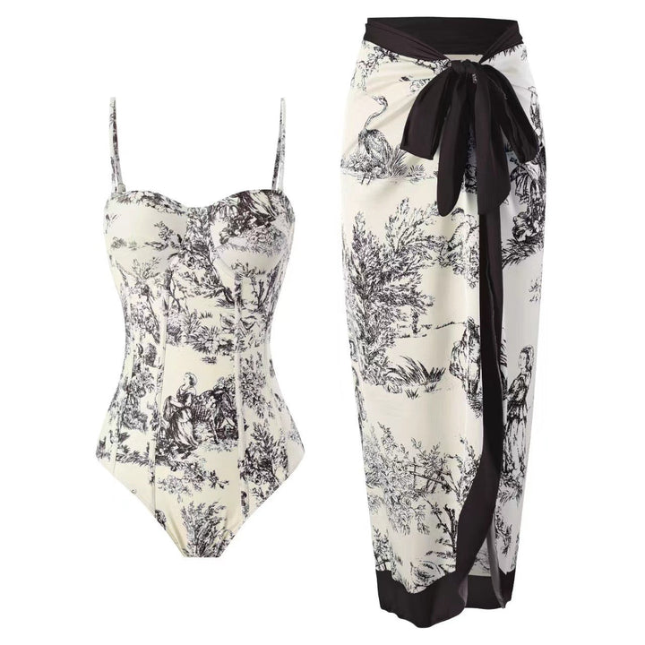 Shaila | Elegant Printed Swim Set