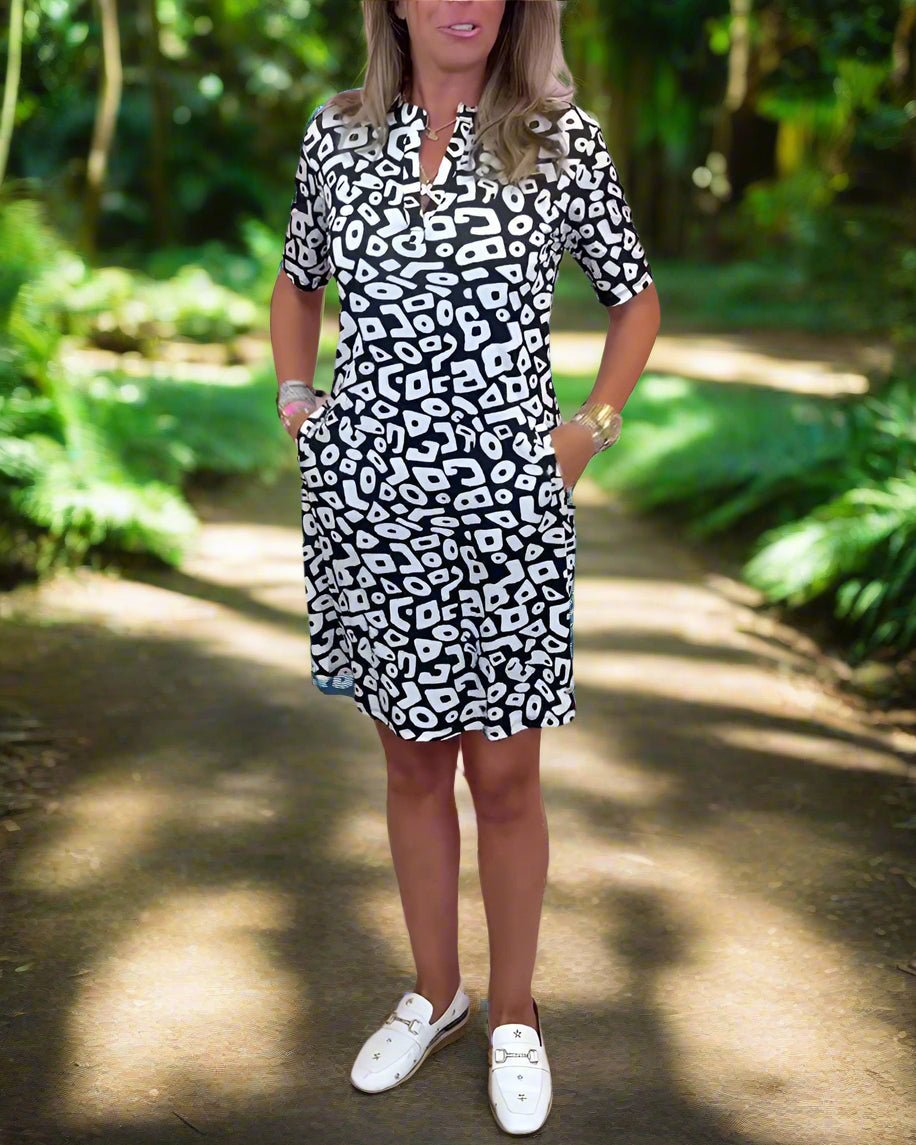 Cecilia | Chic V-Neck Dress