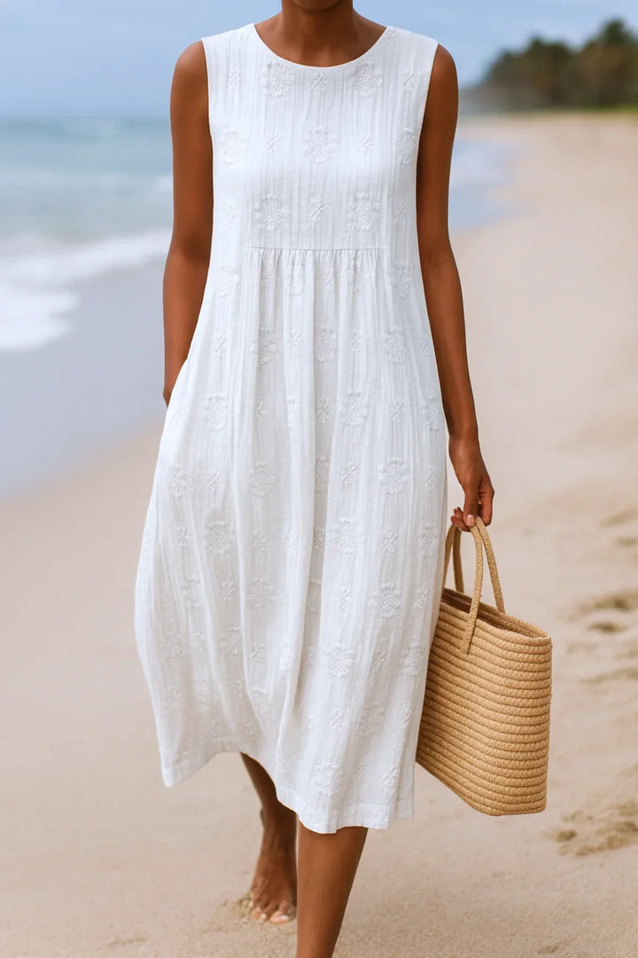 Crissel | Embroidered Summer Dress
