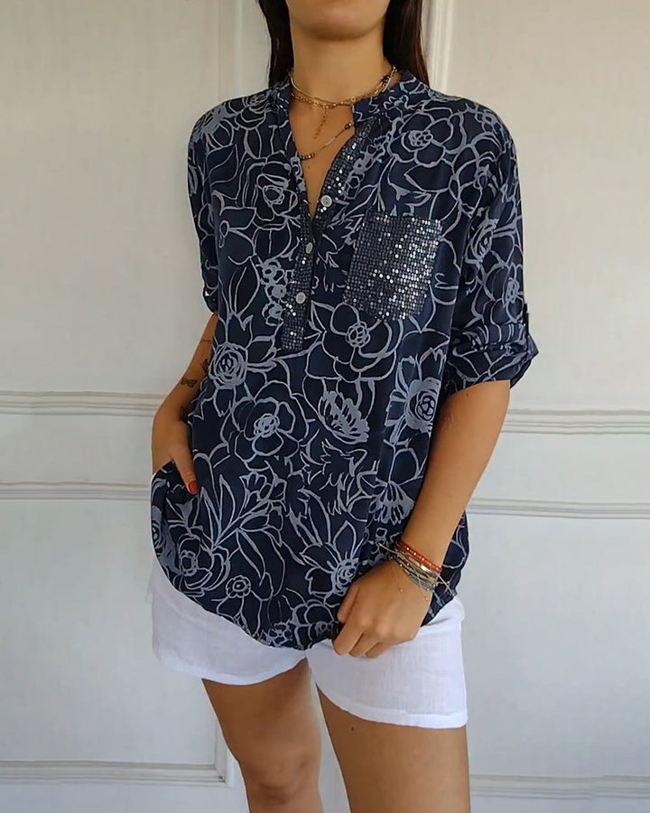 Sade | Elegant Bloom Blouse