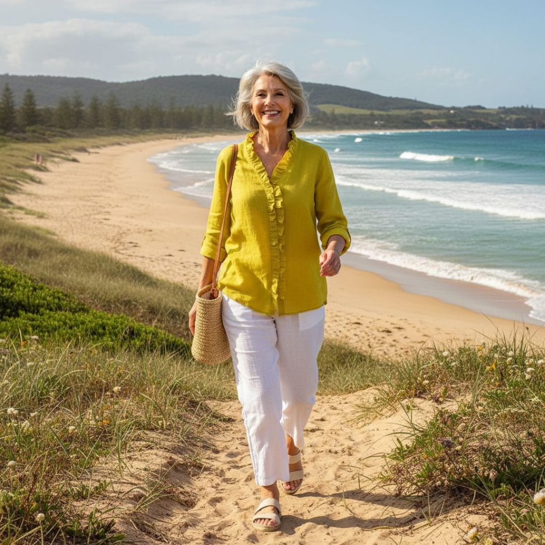 Rica | Retro Ruffle Blouse