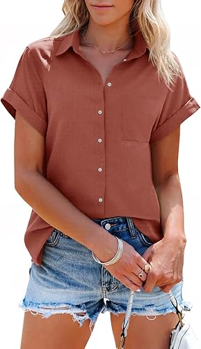 Magdalene | Striped V-Neck Blouse