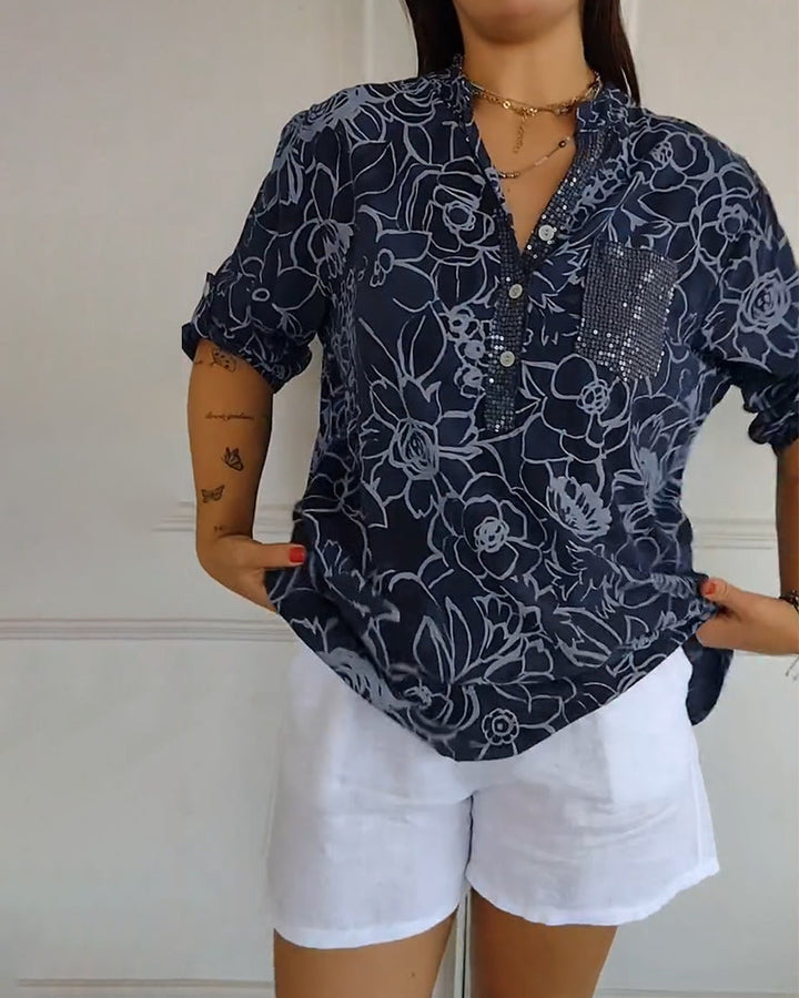 Sade | Elegant Bloom Blouse