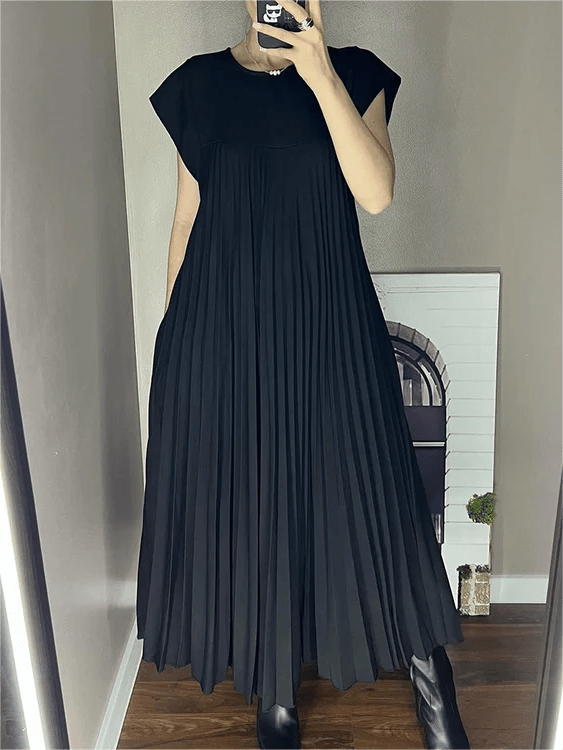 Meg | Pleated Elegant Dress