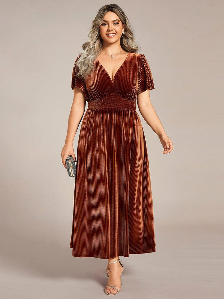 Bettina | Plus Size Velvet Dress