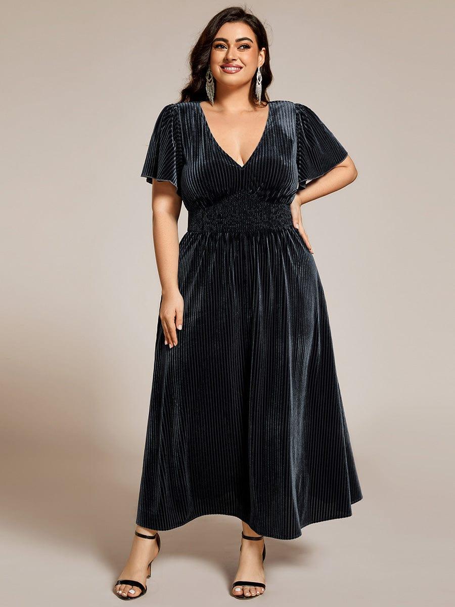 Bettina | Plus Size Velvet Dress