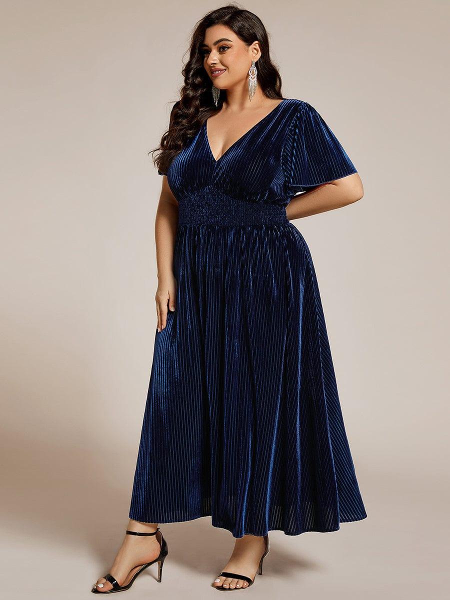 Bettina | Plus Size Velvet Dress