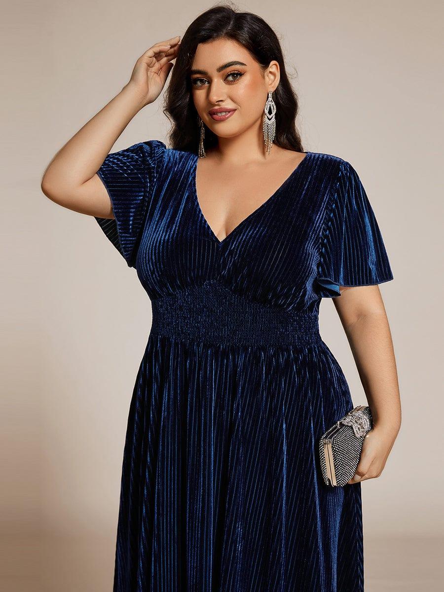 Bettina | Plus Size Velvet Dress