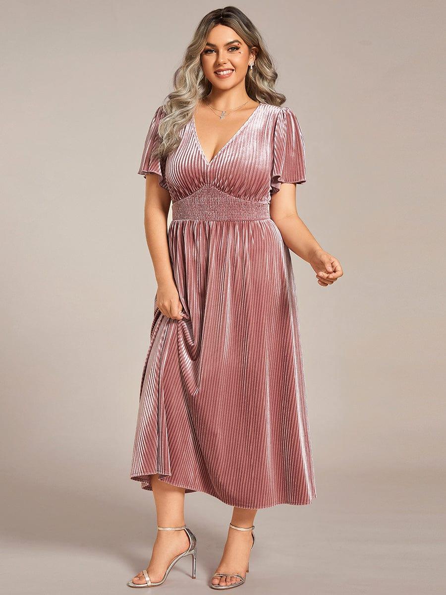 Bettina | Plus Size Velvet Dress