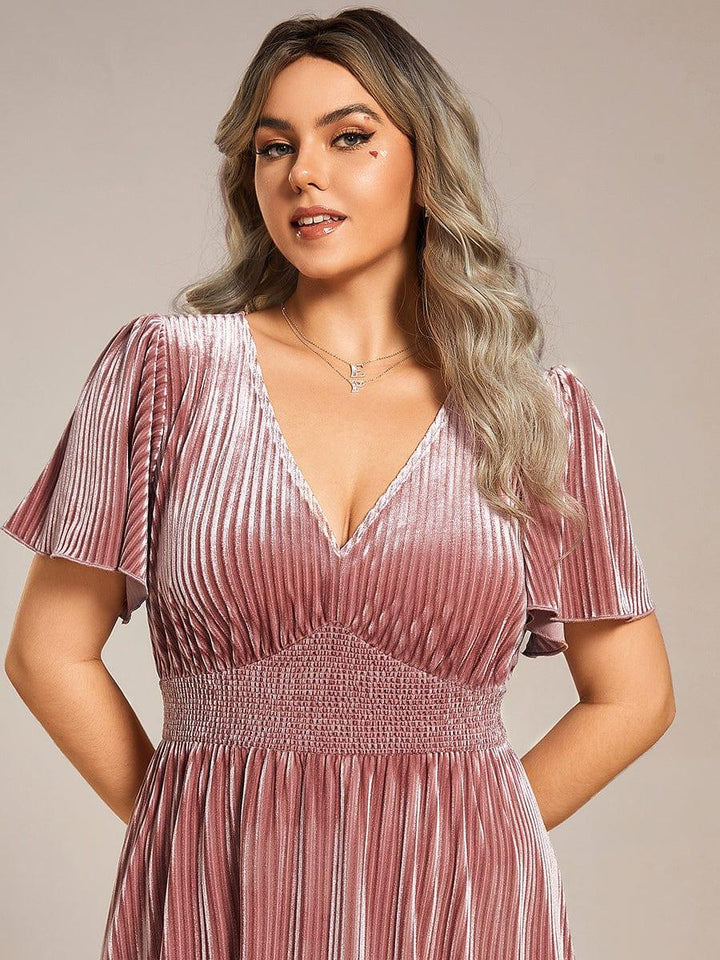 Bettina | Plus Size Velvet Dress