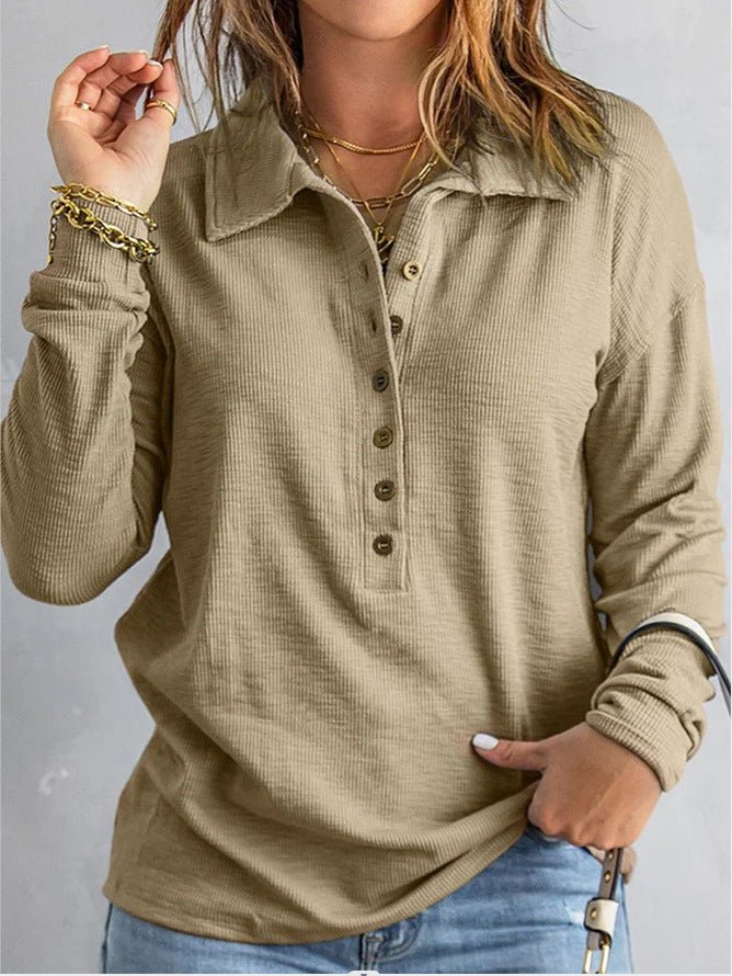 Tindra | Chic Button Longsleeve