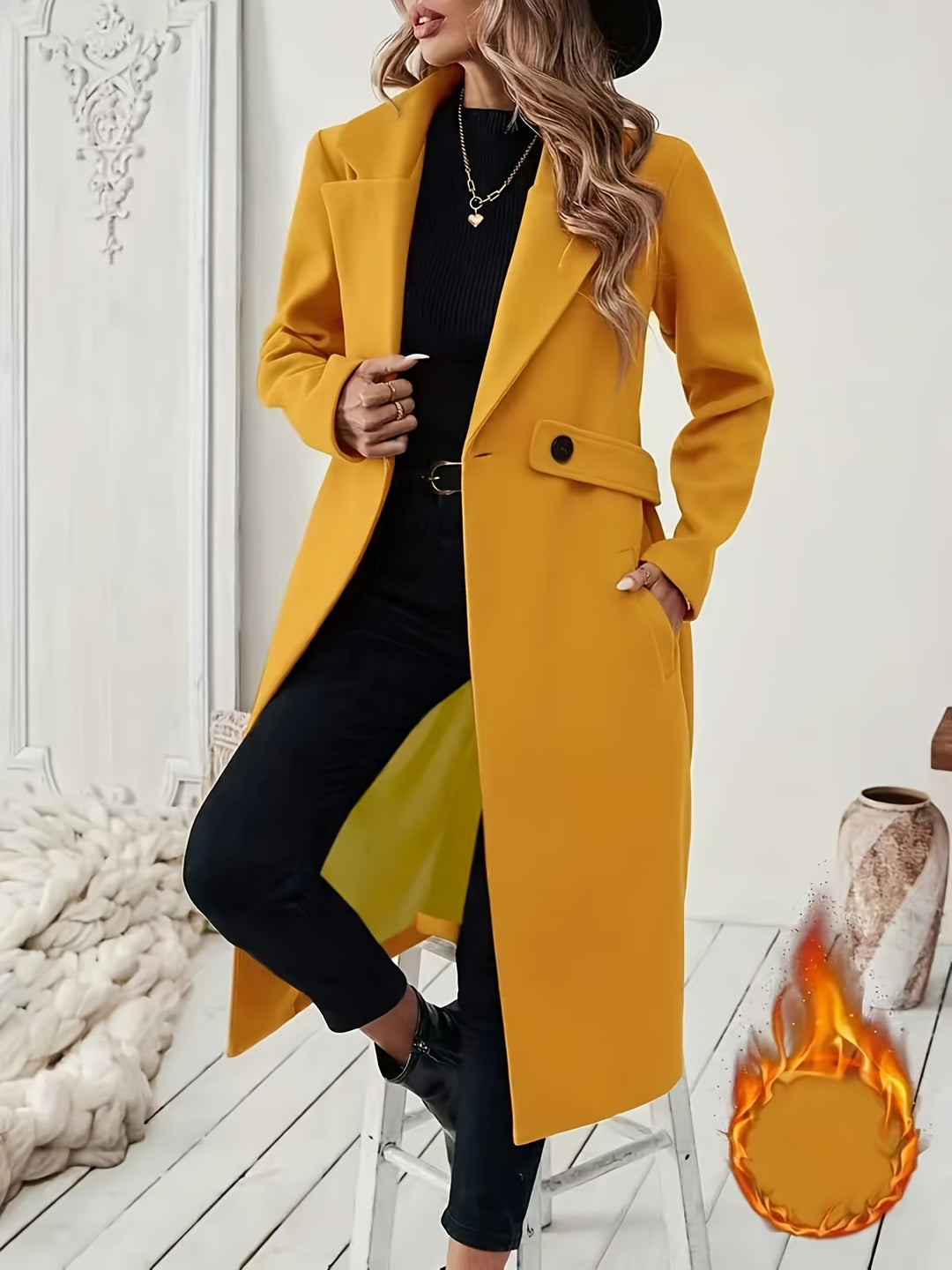 Jamila | Timeless Tailored Long Coat