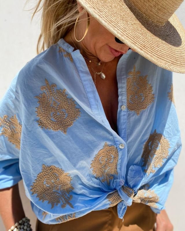 Miran | Chic Silk Blouse