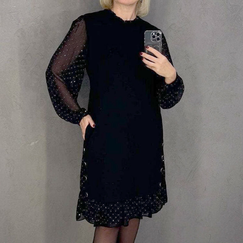 Beatrix | Midnight Gradient Dress